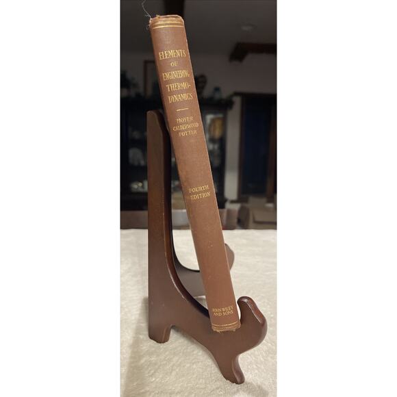 m96882616338_1.jpg Elements of Engineering Thermodynamics by James Moyer - 1929 HC